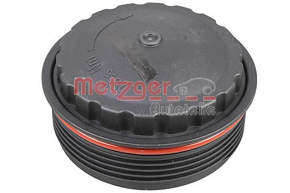 Cubierta, caja filtro de aceite (Cuerpo filtro de aceite) METZGER ref. 2370048